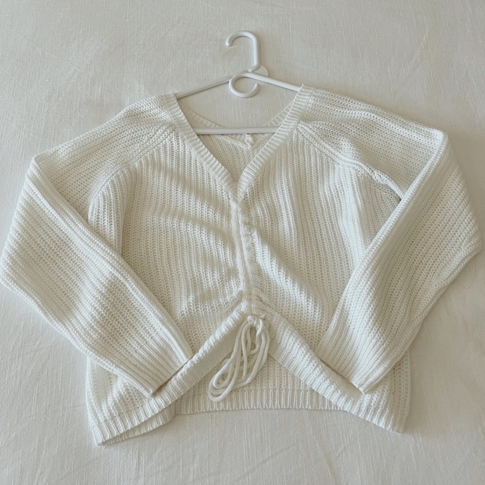 Like New Crop Top Knit Sweater